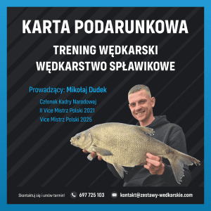 Karta podarunkowa - trening wędkarski